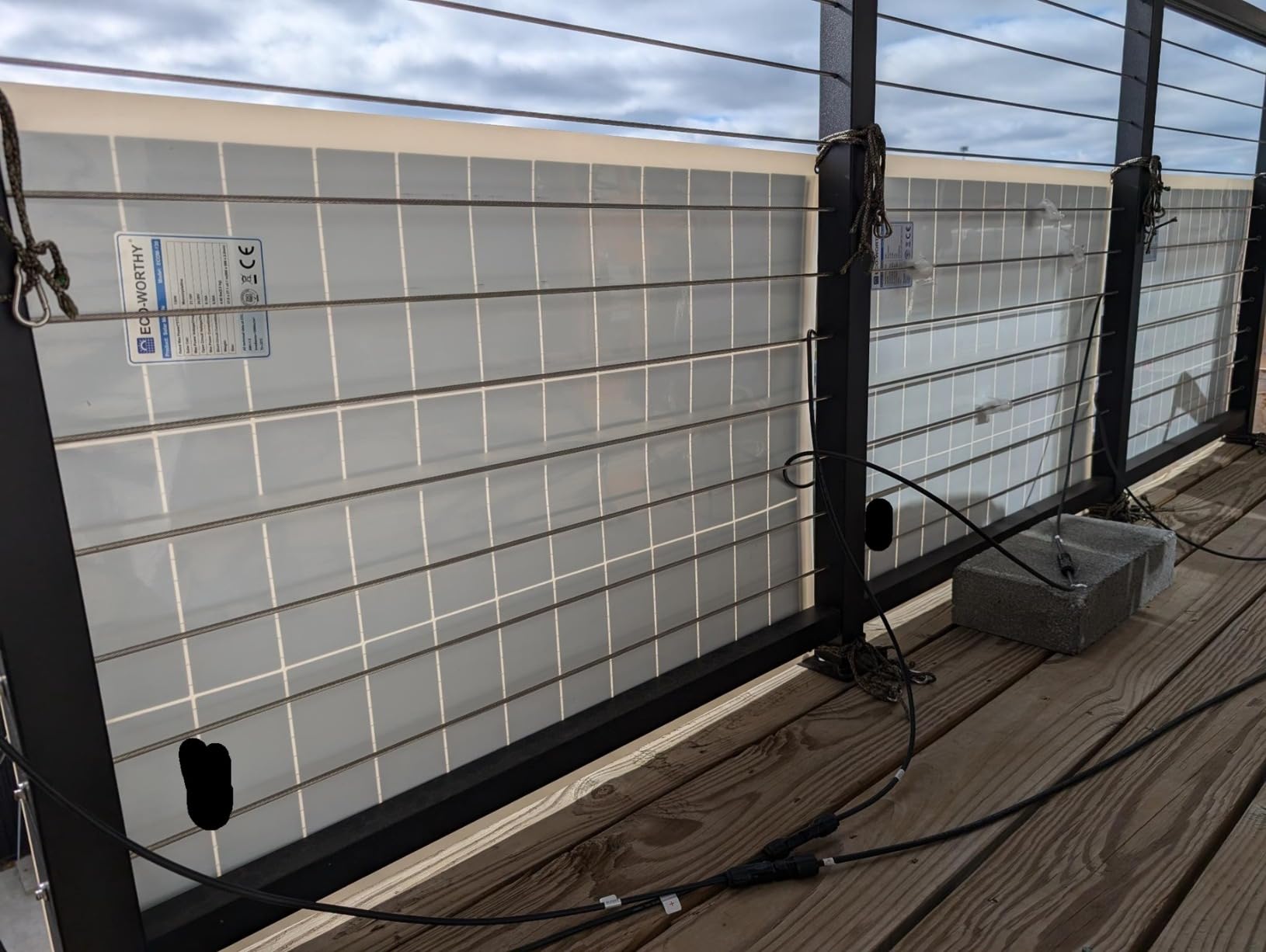 ECO-WORTHY 130 Watt 12BB Flexible Solar Panels,23.5% High-Efficient Waterproof Monocrystalline Lightweight Solar Panel for RV,Boats,Curved Surfaces,Roofs,Cabin customer photo 2