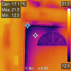 HF96 Thermal Camera with Laser Pointer, Intelligent Scene Detection, Super Resolution 240 x 240, -4F~1022F, Thermal Imaging Camera 96 x 96 IR Resolution, 25 HZ Infrared Camera, 11h Runtime customer photo 1