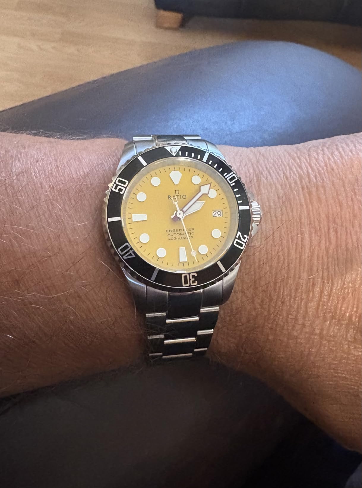 RATIO FreeDiver Sapphire Crystal Diver Watch Japanese Automatic Movement Dive Watch 200m Water Resistant Diving Watch customer photo 1