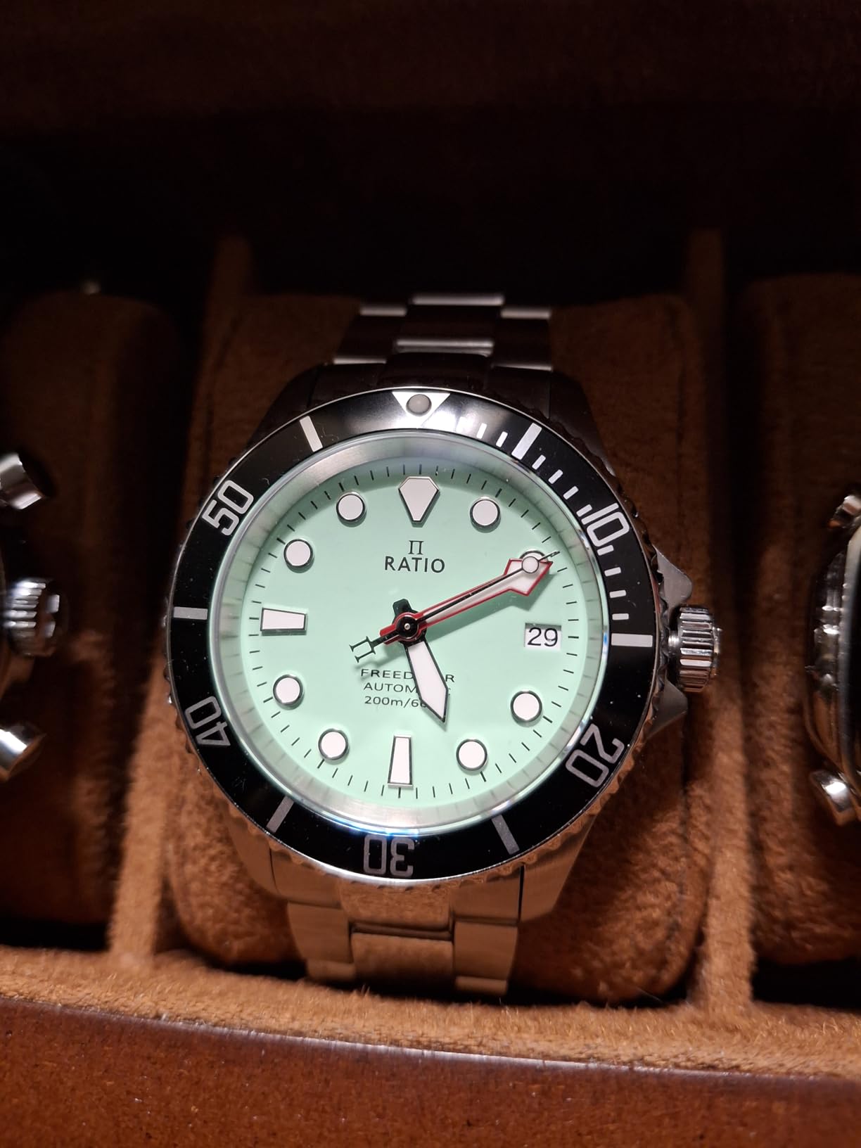 RATIO FreeDiver Sapphire Crystal Diver Watch Japanese Automatic Movement Dive Watch 200m Water Resistant Diving Watch customer photo 2