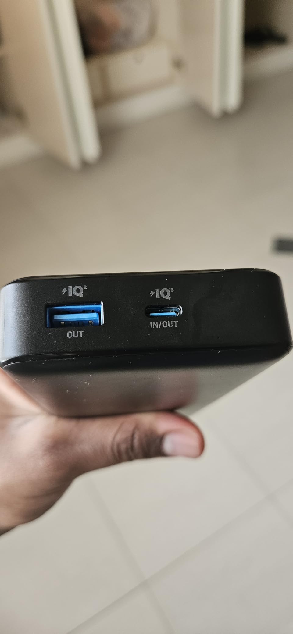 Anker Power Bank, 20,000mAh Travel Essential Portable Charger with Built-in USB-C Cable, 3-Port 87W Max Fast Charging Battery Pack, for MacBook, iPhone 16/15 Series, Samsung, Switch, and More customer photo 1