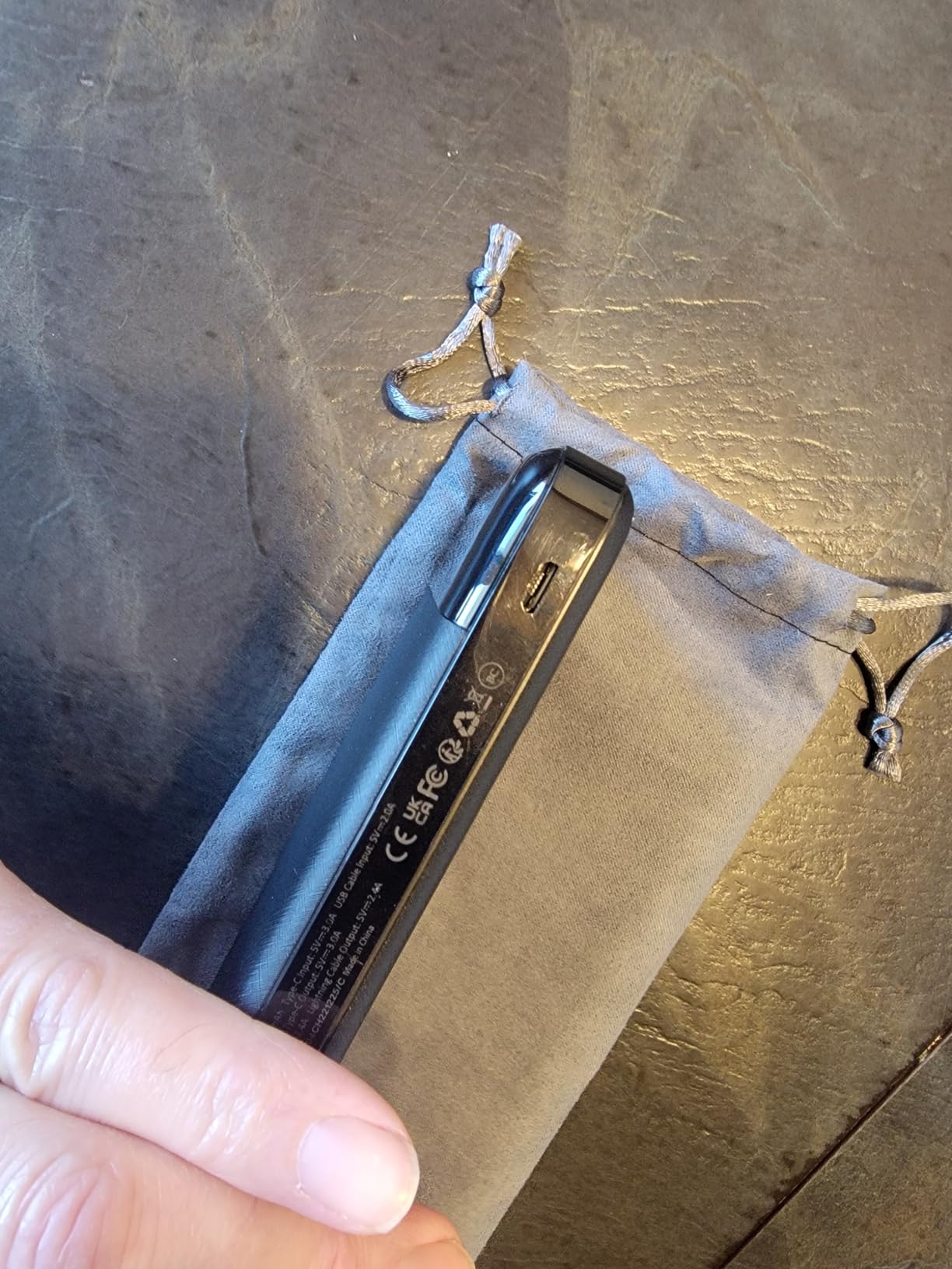 charmast Portable Charger with Built in Cables, Power Bank with Cords Wires, Slim 10000mAh Travel Battery Pack customer photo 2