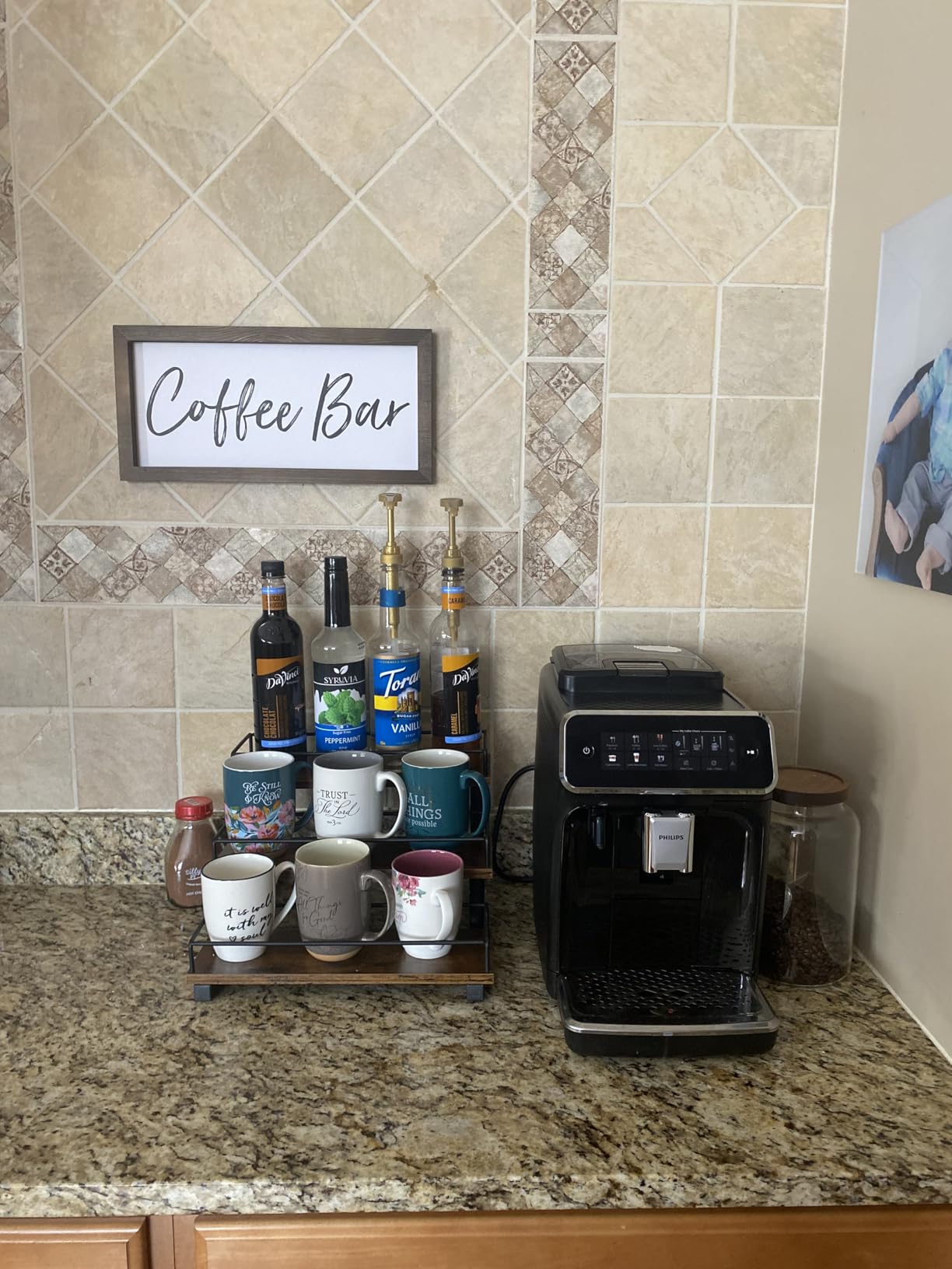 Philips 3300 Series Fully Automatic Espresso Machine with LatteGo Milk System and integrated grinder, 6 Hot & Iced Coffee Pre-Sets, 40% Quieter SilentBrew, 15-Bar Pressure, Glossy Black (EP3341/50) customer photo 2