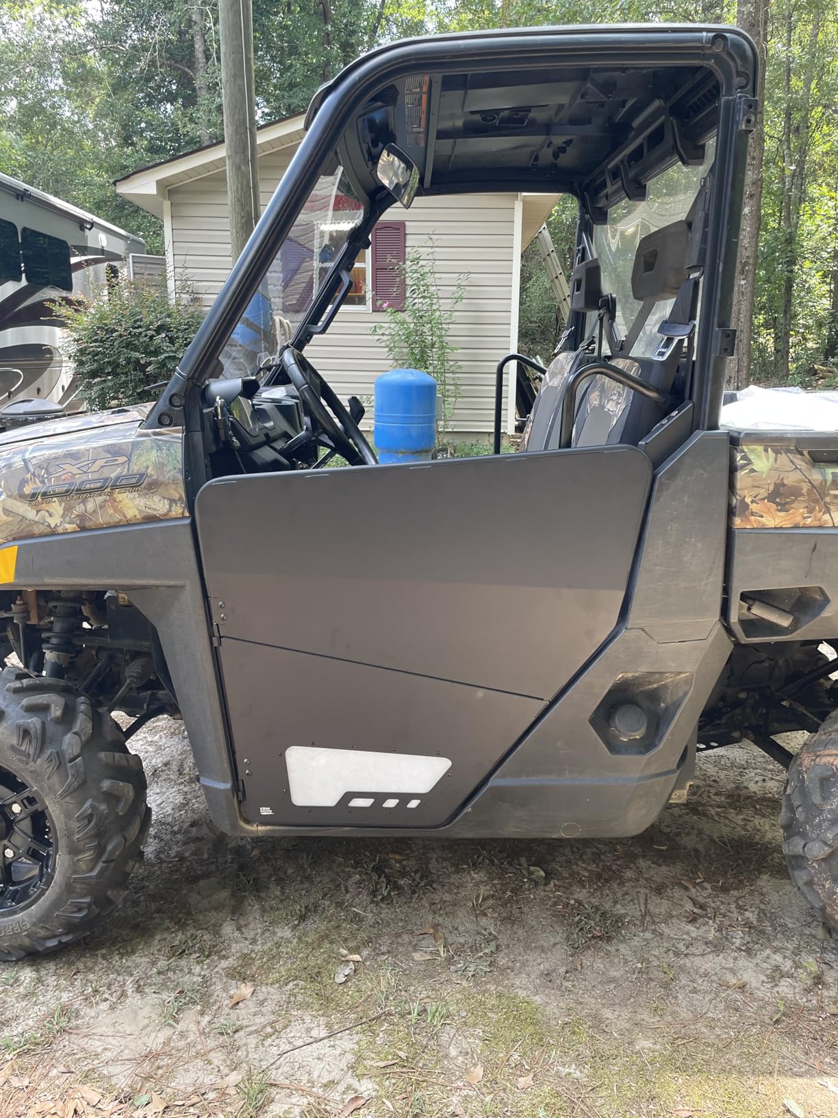 KEMIMOTO Aluminum Half Door Compatible with Polaris Ranger XP 1000 2018-2026, Ranger 1000 2020-2026, Lower Door Panels with PC Window to Expand Visibility customer photo 2
