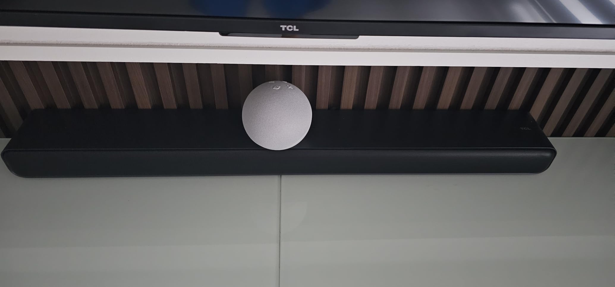 TCL S45H 2.0 Sound Bar for Smart TV | Dolby Atmos DTS:X Auto Room Calibration| 100W Power Wireless Bluetooth Home Theater Audio | App & Remote Control customer photo 2