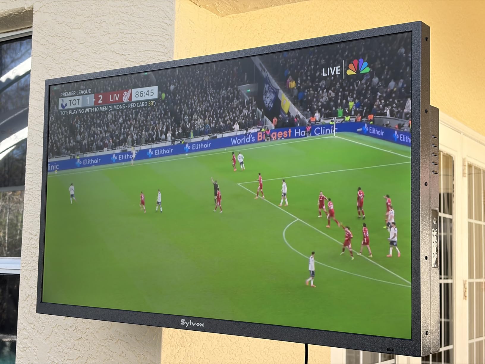 SYLVOX Outdoor TV, 55 inch Waterproof Smart TV, 4K, HDR 10, Weatherproof, 1000nits, Voice Assistant Remote, for Partial Sun Area (Deck Pro 2.0, Latest Model) customer photo 2