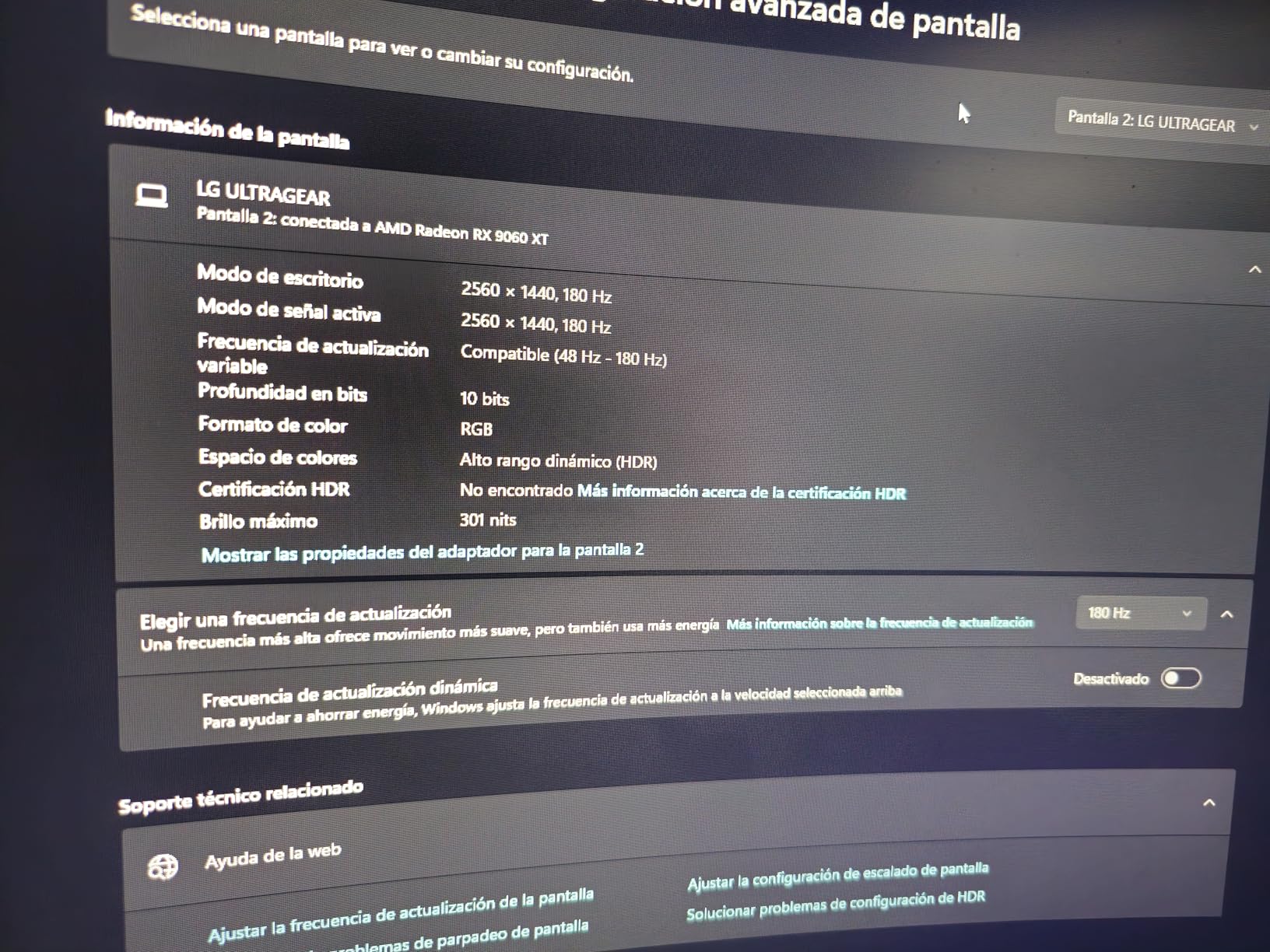 LG 27GS60QC-B Ultragear Curved Gaming Monitor 27-Inch QHD (2560x1440) 180Hz 1ms 1000R AMD FreeSync HDR10 HDMIx2 DisplayPort Borderless Design Black Stabilizer DAS Crosshair FPS Counter customer photo 2