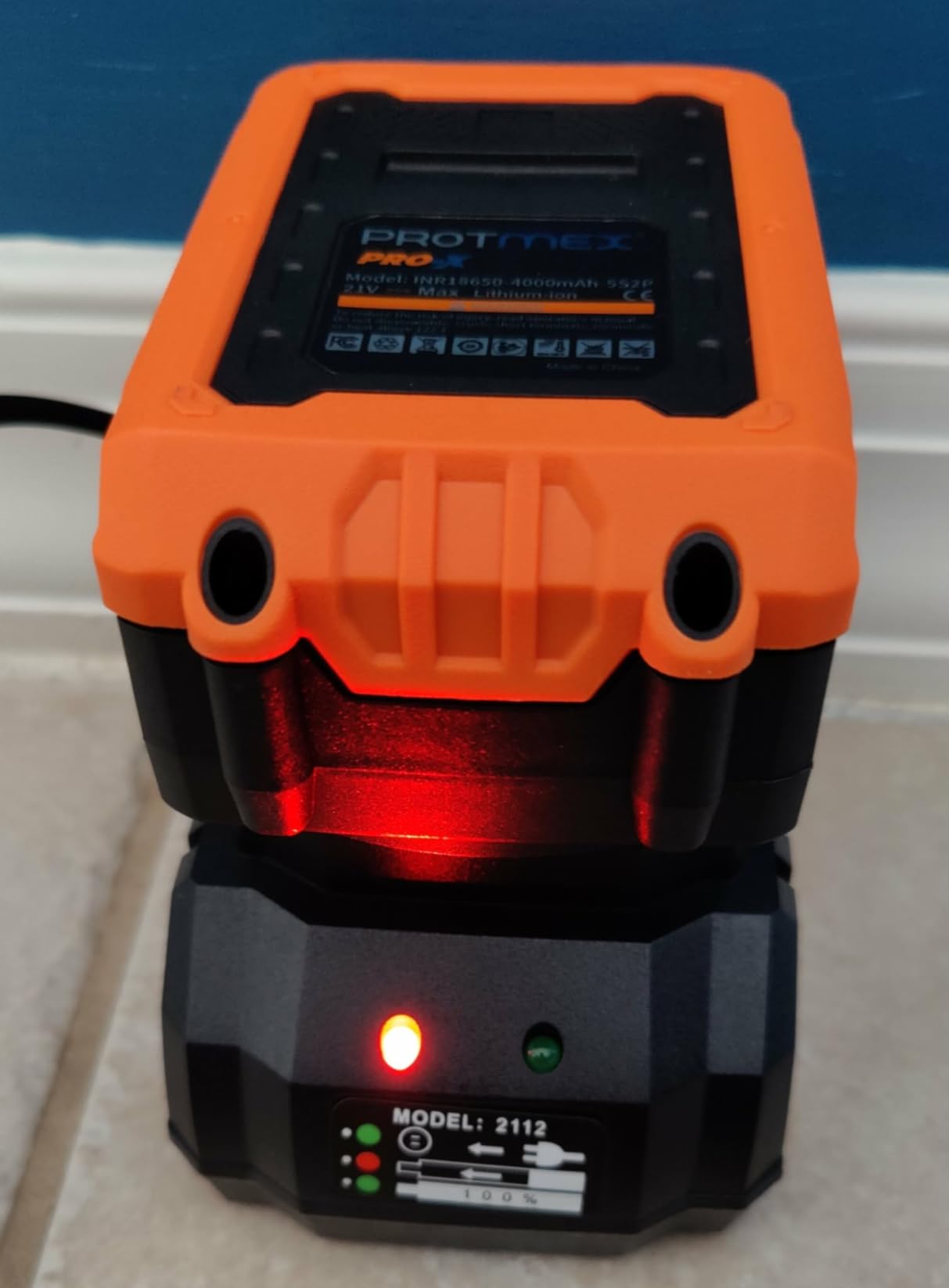 Protmex Cordless Impact Wrench, 900Ft-lbs (1200N.m) 1/2