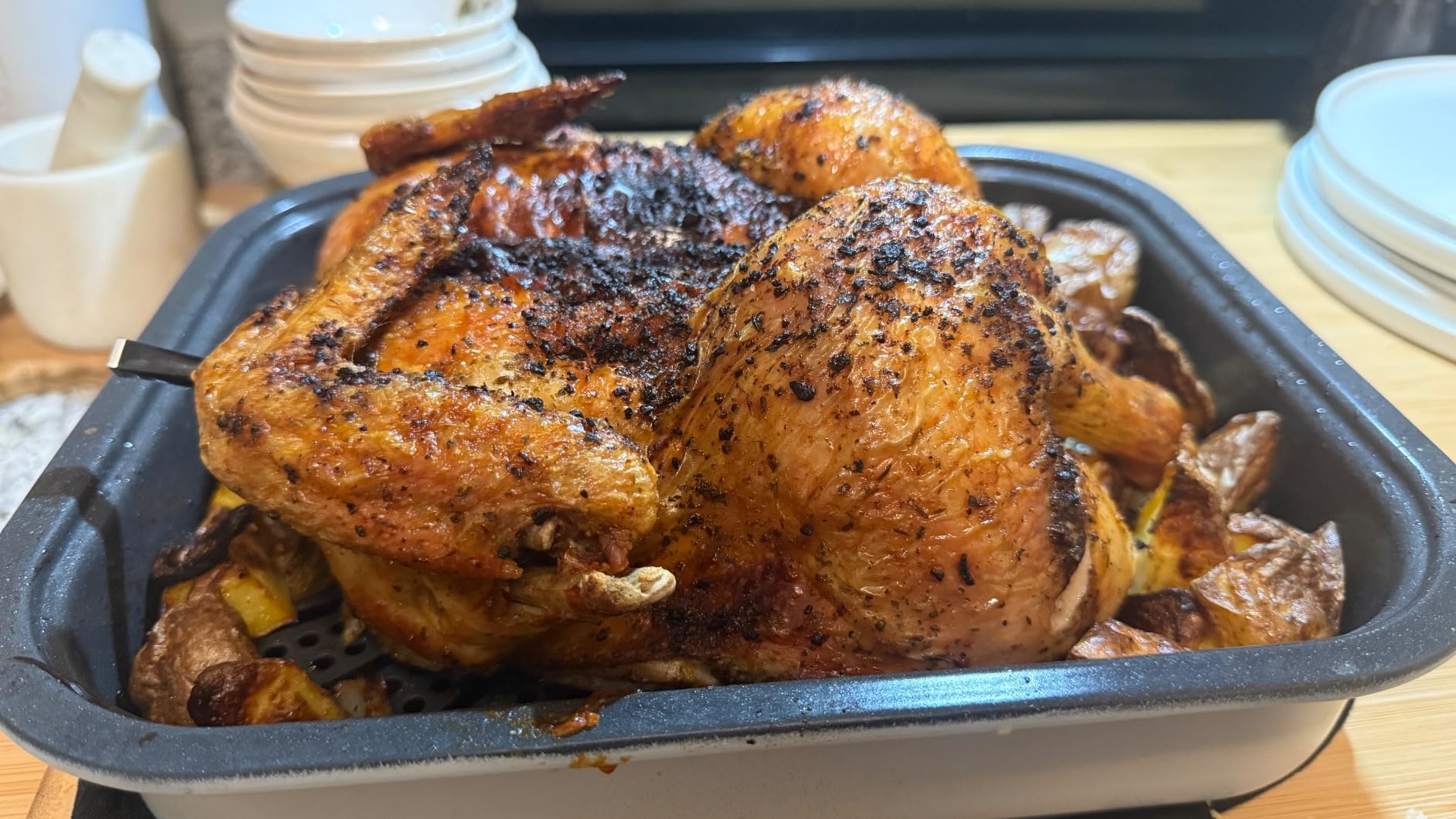 MEATER SE: Smart Bluetooth Meat Thermometer | Long-Range Wireless Probe for Oven, Grilling, Smoking, BBQ & Air Fryer | Dual Sensors & Guided Cook System | Black Charger customer photo 2