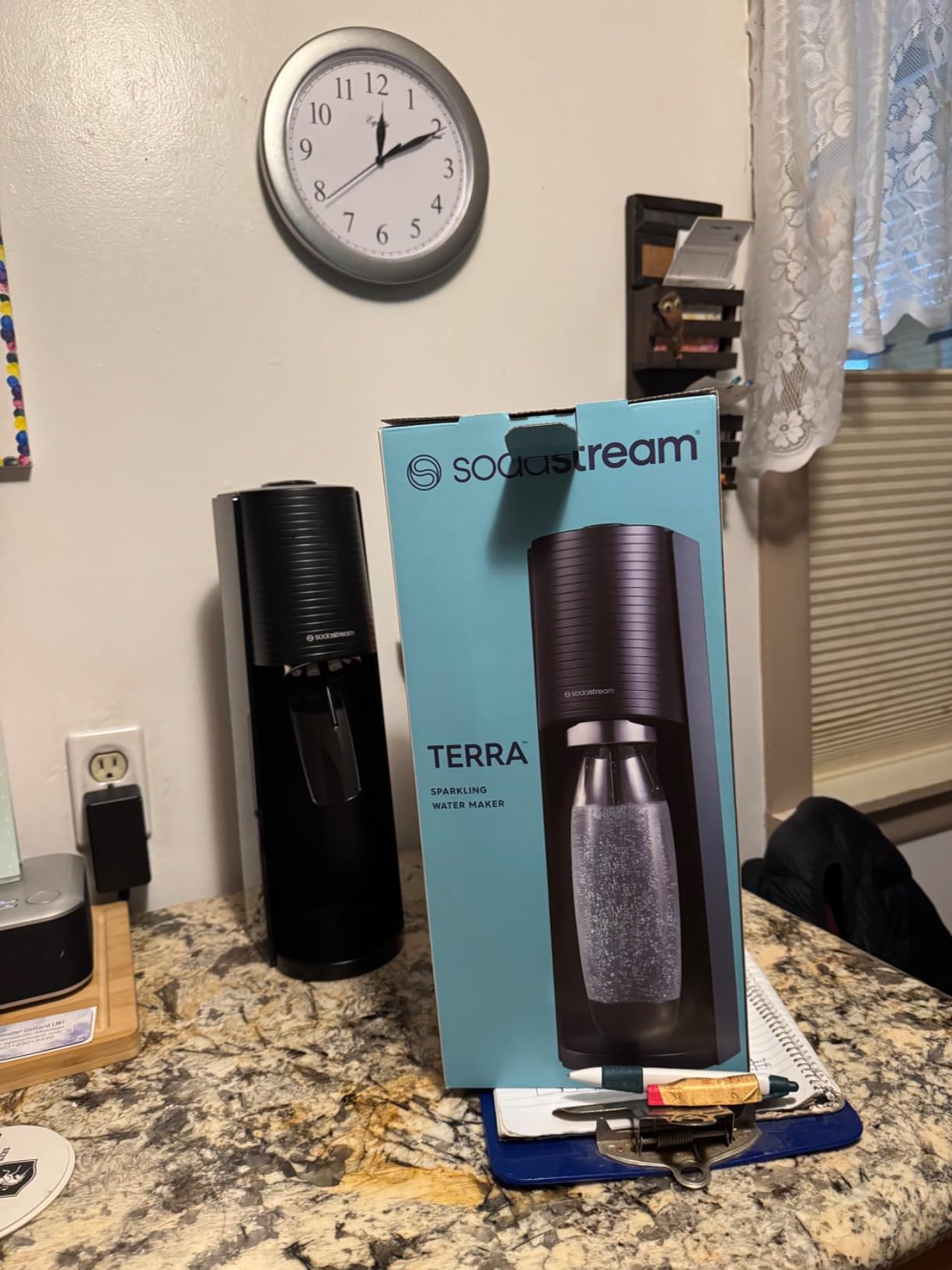 SodaStream Terra Sparkling Water Maker Bundle in Black - includes 3-Pack CO2 and Carbonating Bottle customer photo 2