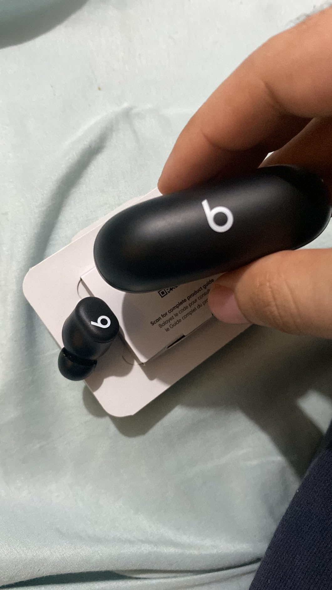 Beats Solo Buds - Wireless Bluetooth Earbuds | 18 Hours of Battery Life | Apple & Android Compatibility | Built-in Microphone - Matte Black customer photo 1