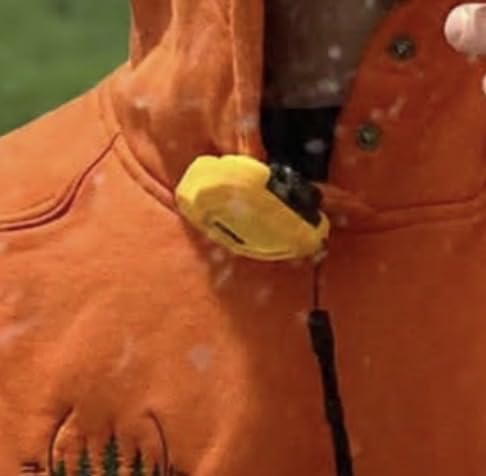 DEWALT Wearable Bluetooth Speaker (Updated Version), Clip-On Wireless Jobsite Pro Water-Resistant Portable Speaker (Non-Magnetic), Built-in Mic for Hands-Free Music/Calls, Bluetooth Speaker (Yellow) customer photo 1