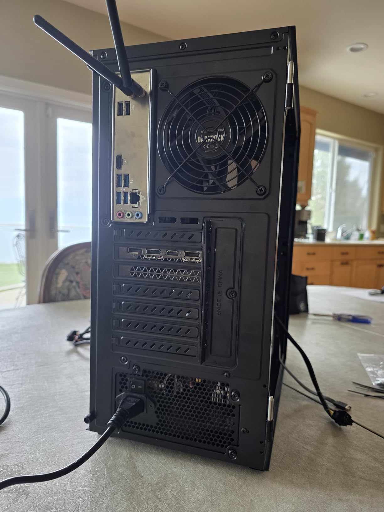 DARKROCK EC2 Black ATX Mid Tower PC Case, Type-C Ready, Supports 50 Series Graphics Cards, Tempered Glass Side Panel, up to 8 x 120mm Cooling Fans & 1 x 360mm Radiator, 1 x Pre-Installed Fan customer photo 1