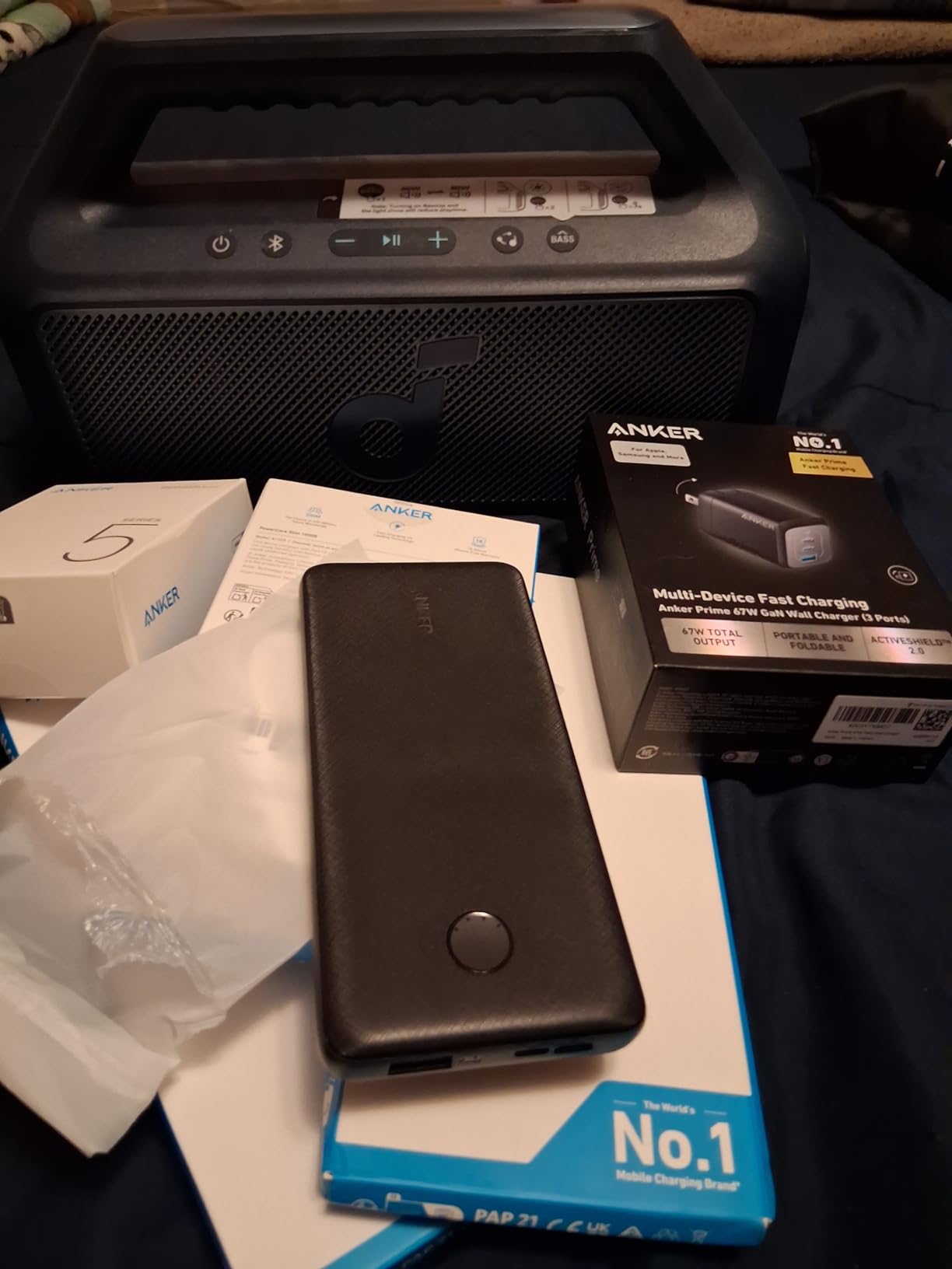 Anker Power Bank(PowerCore 10K), Compact Travel-Ready 10,000mAh Battery Pack with PowerIQ Charging Technology, 5V/3A High-Speed Charging for iPhone, iPad,and More (1, Black) customer photo 2