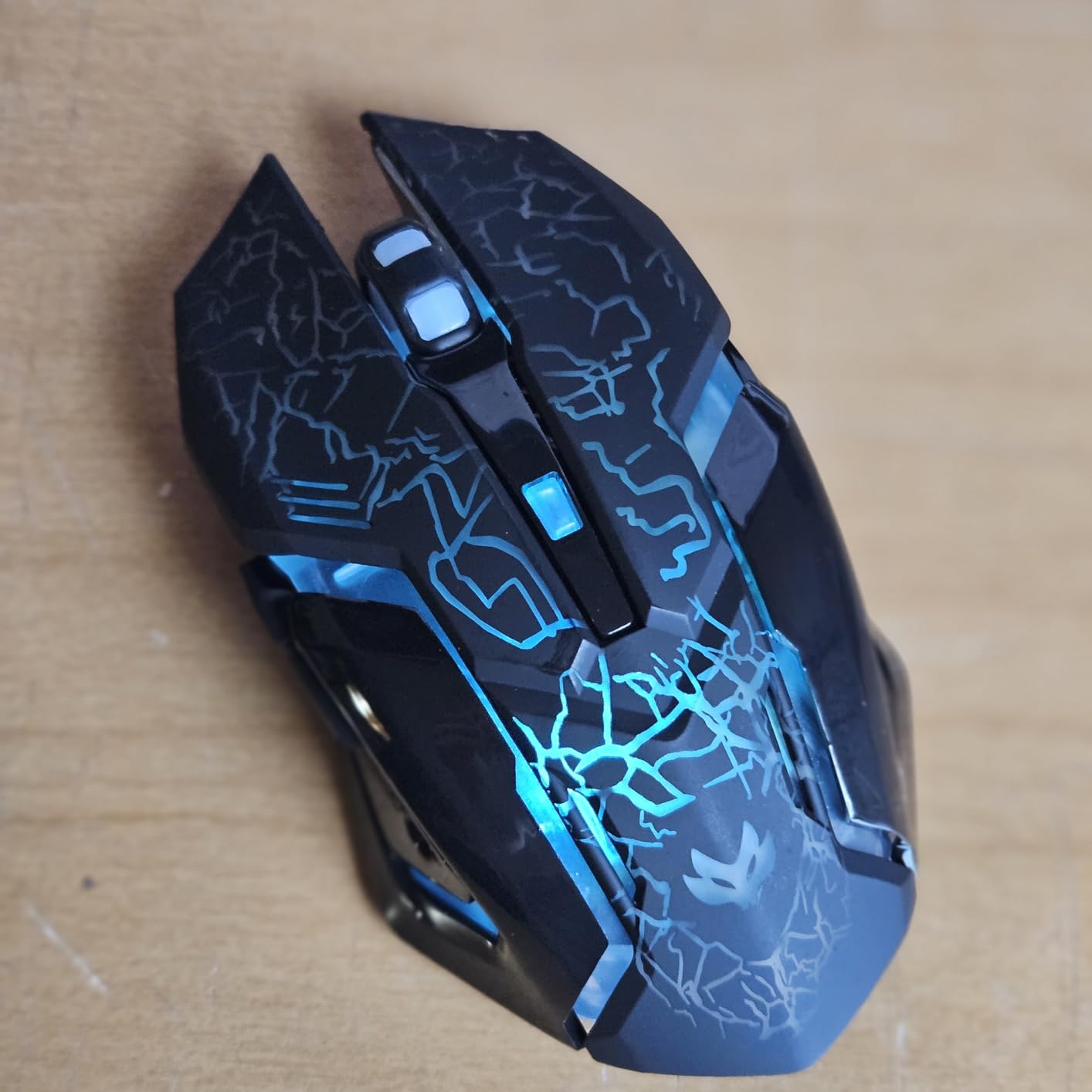 Wireless Gaming Mouse, Rechargeable Wireless Computer Mouse with Type-C Fast Charging, Ergonomic Mouse with 3 Adjustable DPI, 6 Silent Buttons, LED Light, Long Battery Life for Laptop, PC, Mac customer photo 2