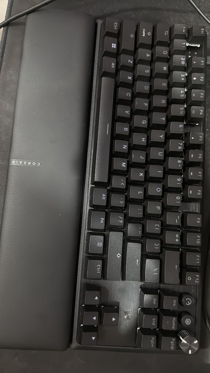 Corsair K70 PRO TKL RGB Tenkeyless Mechanical Wired Gaming Keyboard - Pre-Lubed Hall Effect MGX Hyperdrive Adjustable Switches, Simultaneous SOCD and Rapid Trigger, ABS Double-Shot customer photo 2