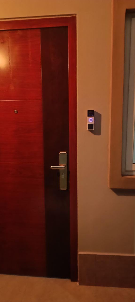 Tapo 2K Wireless Smart Video Doorbell with Chime - 160° Ultra-Wide View, Person Detection, Ring Call, 2-Way Audio, Subscription-Free Local Storage/Optional Cloud, Motion Only Alert, D210 customer photo 1