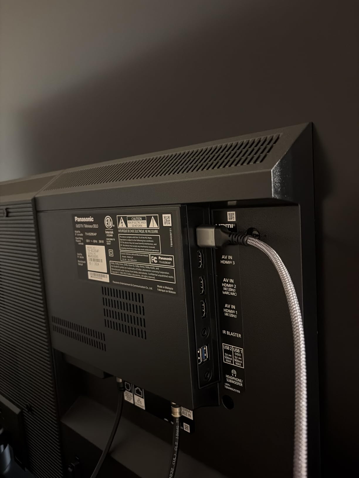 Panasonic Z85 Series (2024 Model) 55-inch OLED 4K Ultra HD Smart Fire TV, Dolby Vision IQ, HDR10+ Adaptive, 120Hz Refresh Rate - 55Z85AP customer photo 2