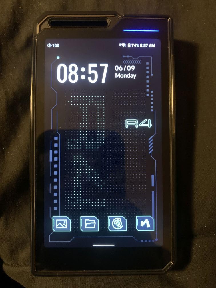 HiBy R4 MP3 & MP4 Players Spotify Player with Bluetooth and WiFi 4-Way HiFi DAP Android 12 OS 3.5mm PO+4.4mm Bal 32G+2TB Scalable Memory customer photo 2