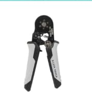 Klein Tools 34056 Ferrule Crimping Tool, Hex Crimper Pliers for 10 to 22 AWG Wire Terminals, Built-In Adjustable Ratchet, for Electrical Work customer photo 1