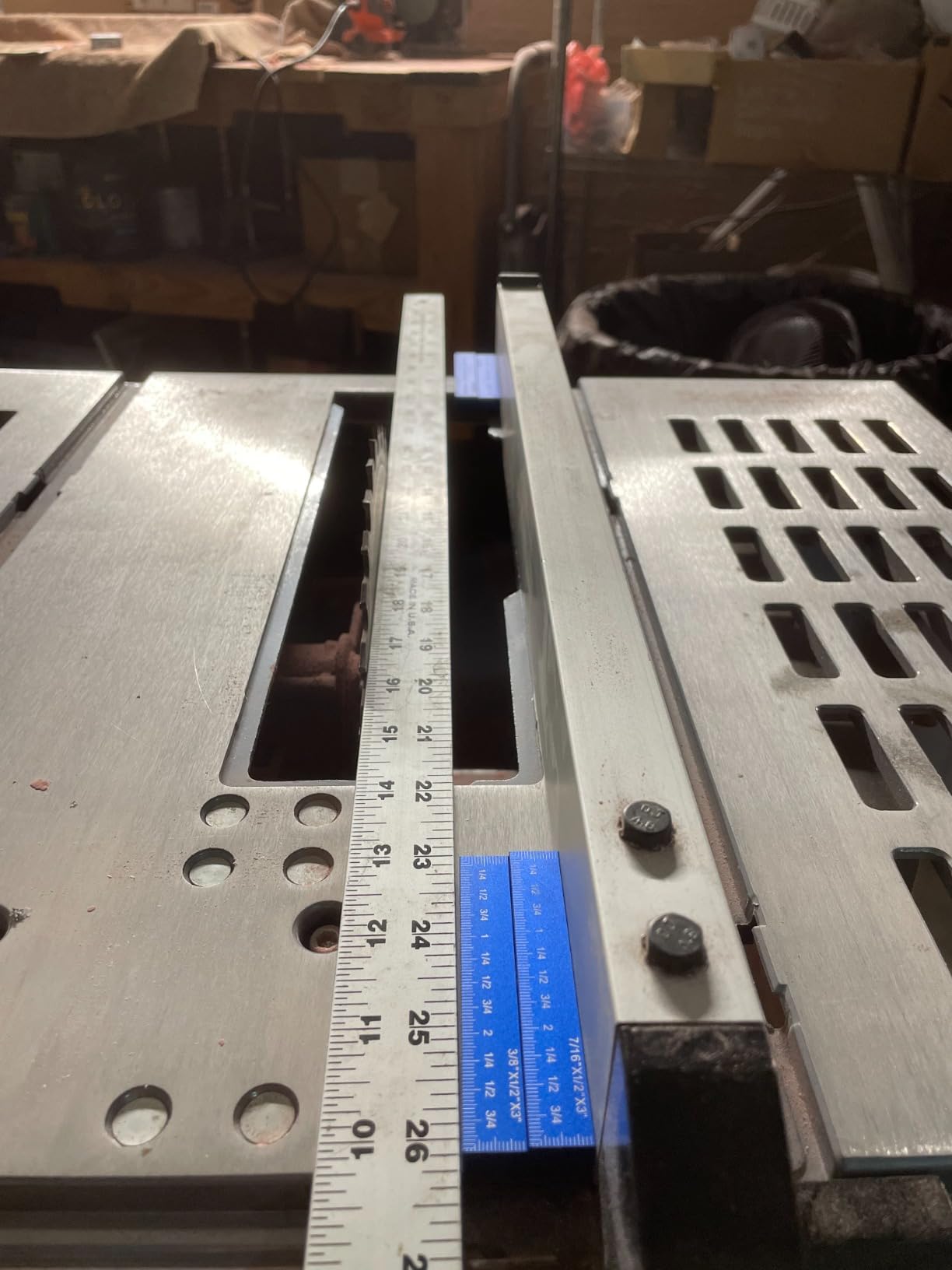 Prostormer 10 Inch Table Saw with Stand, 15A 5000RPM Portable Benchtop Saw, 45 Bevel Cutting Tabletop Saw for Woodworking customer photo 2