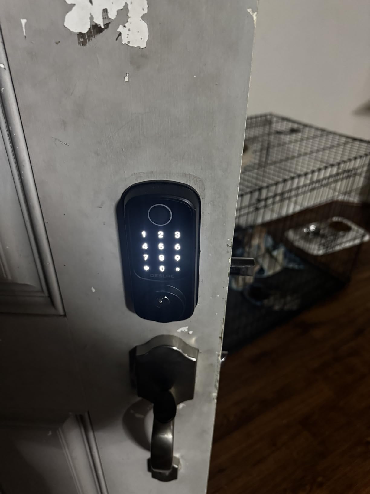 DESLOC Smart Door Lock B200, Smart Deadbolt Lock, Keyless Entry Door Lock, Fingerprint Smart Lock, Smart Locks for Front Door, App Control, Touchscreen Keypad Deadbolts, 12-Month Battery, BHMA Grade3 customer photo 2