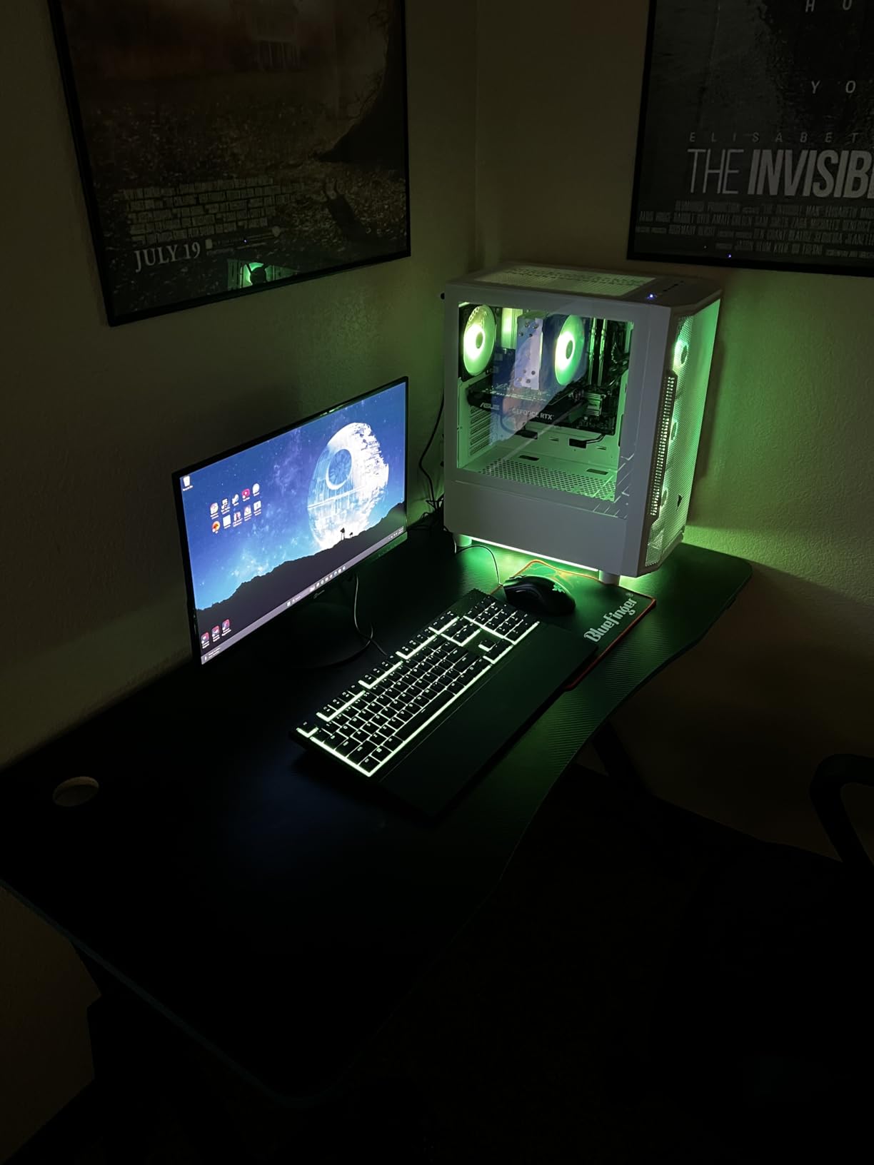 Skytech Archangel Gaming PC Desktop, Ryzen 5 5500 3.6 GHz (4.2GHz Turbo Boost), NVIDIA RTX 3050 (6GB) 6GB GDDR6, 1TB SSD, 16GB DDR4 RAM 3200, 650W Gold PSU, Wi-Fi, Win 11 Home customer photo 1