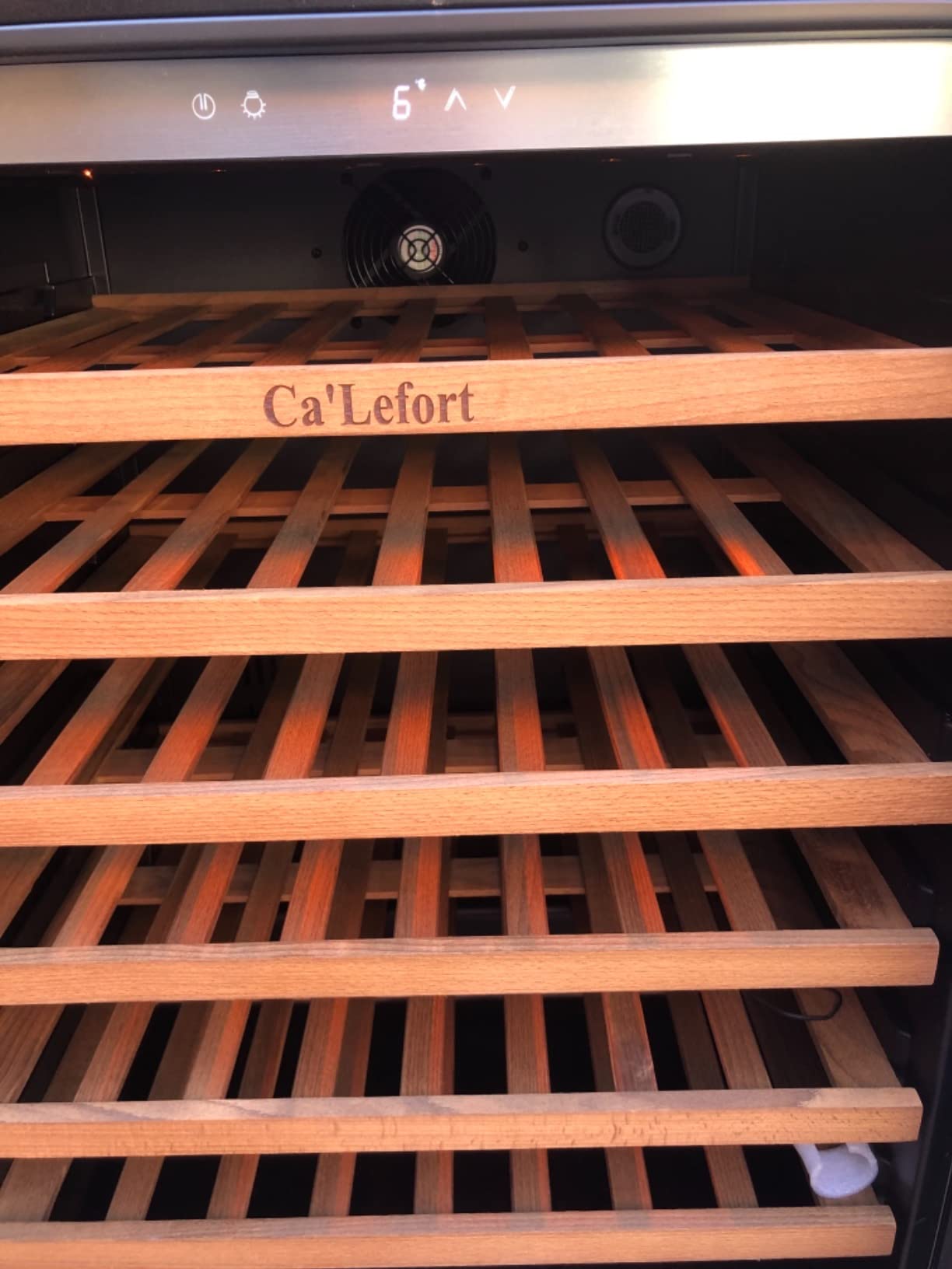 Ca'Lefort Wine Fridge & Cooler - 24 Inch 52 Bottle Wine Cooler Refrigerator, 40-65°F Dual Zone Wine Refrigerator Glass Door, 3 LED Built-in or Freestanding Fridge for Home/Bar/Kitchen (5.65 cu.ft) customer photo 1