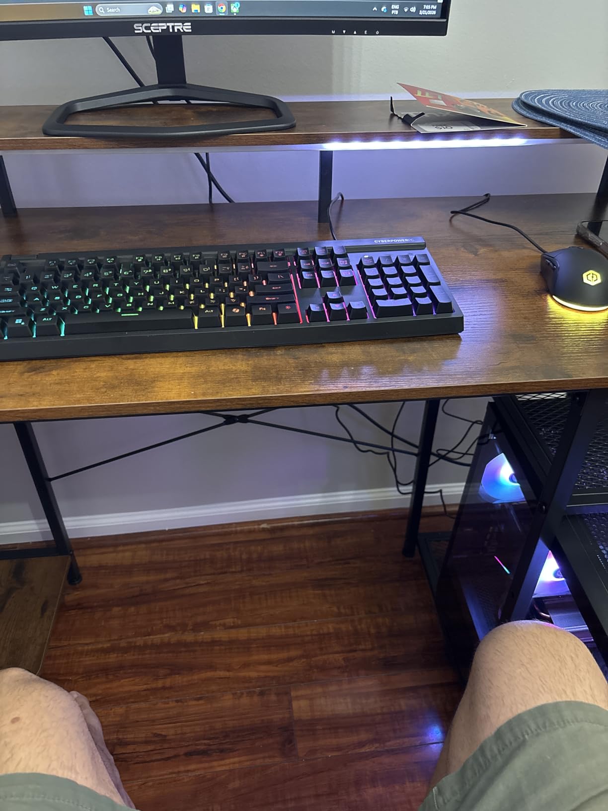 CYBERPOWERPC Gamer Master Gaming PC, AMD Ryzen 5 5500 3.6GHz, Radeon RX 6400 4GB, 16GB DDR4, 500GB PCIe Gen4 SSD, WiFi Ready & Windows 11 Home customer photo 2