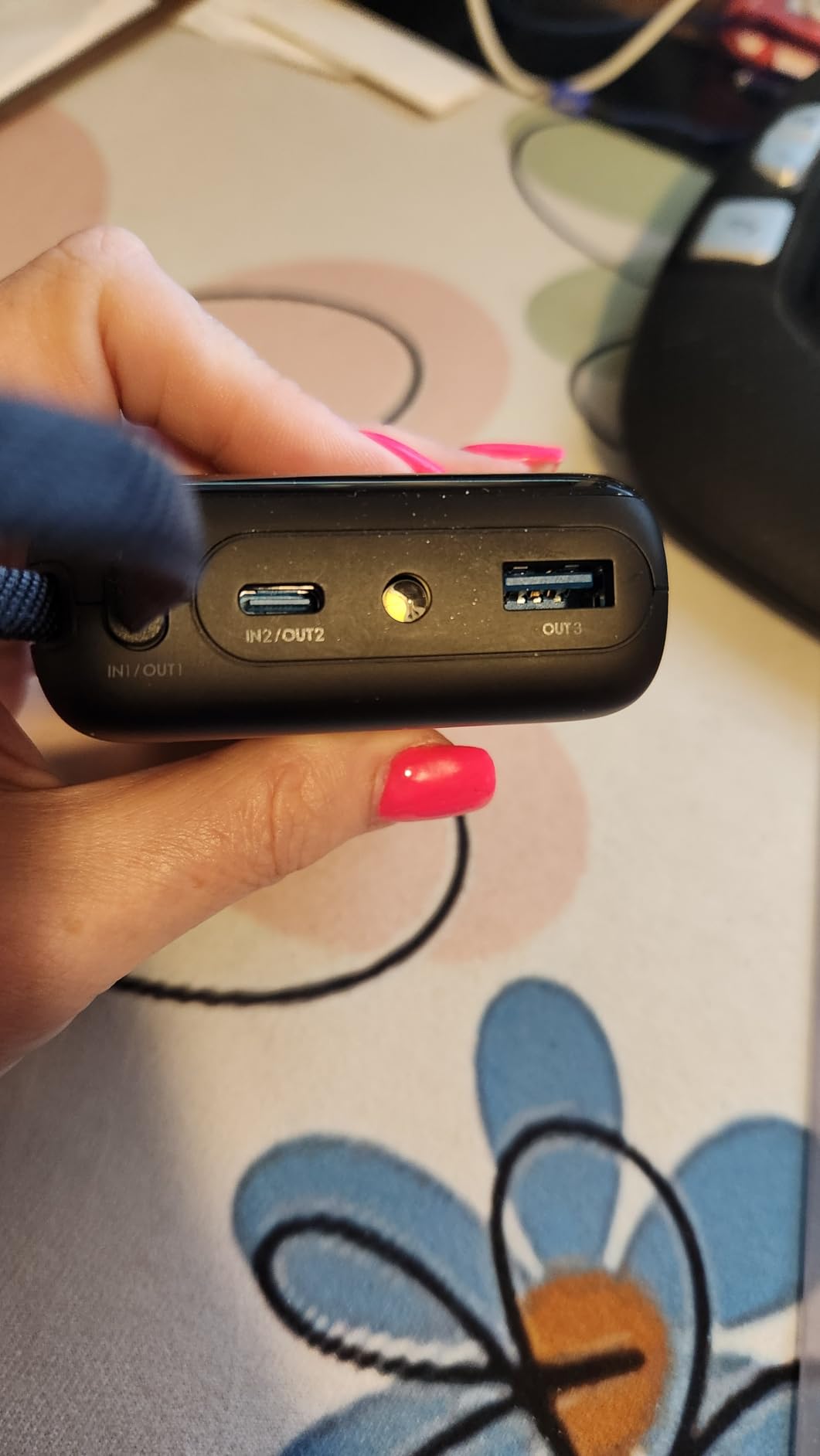 INIU 20000mAh Power Bank, Small 45W PD Fast Charging Portable Charger with Built-in USB C Cable, Flight-Safe Travel External Phone Battery Pack customer photo 2