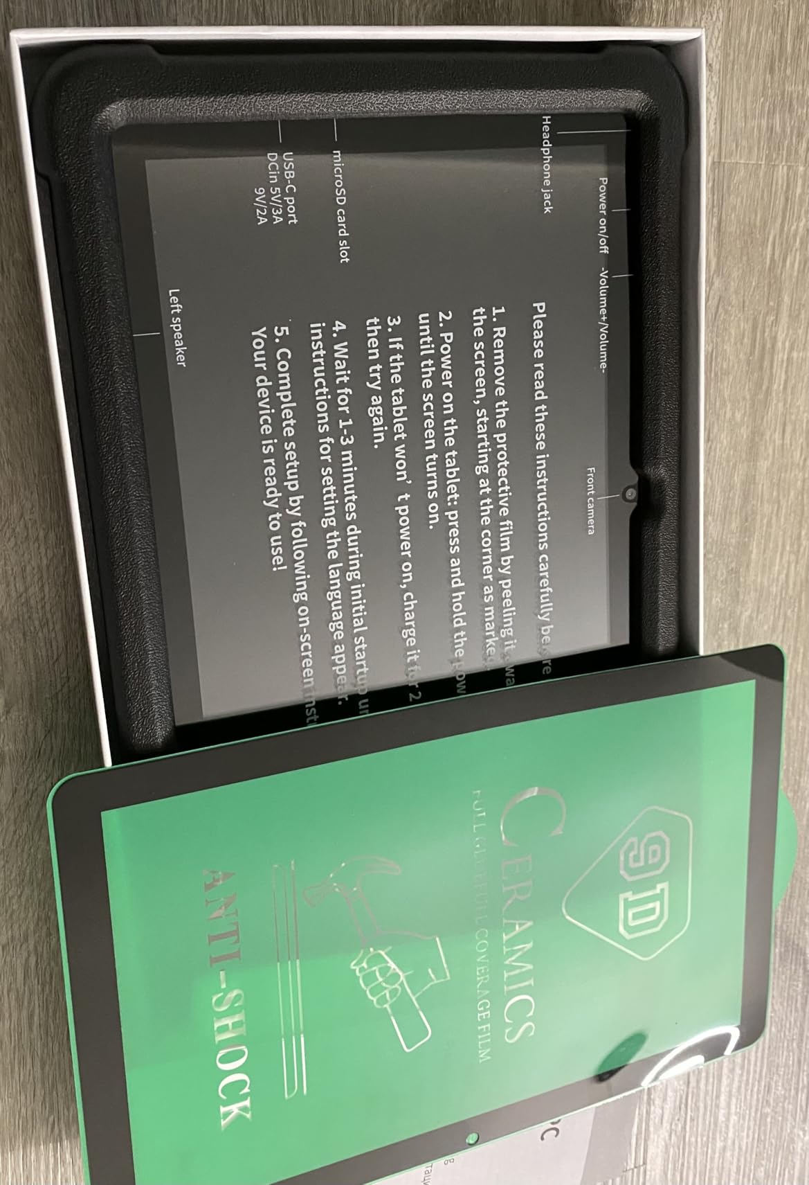 Tablet 10 Inch Android 14 Tablet, 16GB RAM 128GB ROM, 1TB Expansion, Octa-core, Large Capacity Battery, 5MP + 8MP Dual Camera, 5G/2.4G WiFi, Bluetooth 5.0, GPS, Drop-Proof Case - Black (Black) customer photo 2