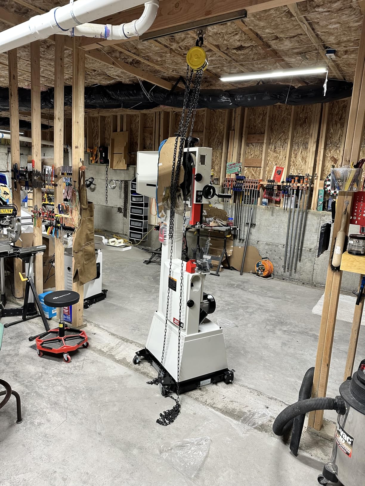 JET Black 14-Inch Woodworking Band Saw, 1.75 HP, 115/230V 1Ph (JWBS-14SFX-BLK) customer photo 2