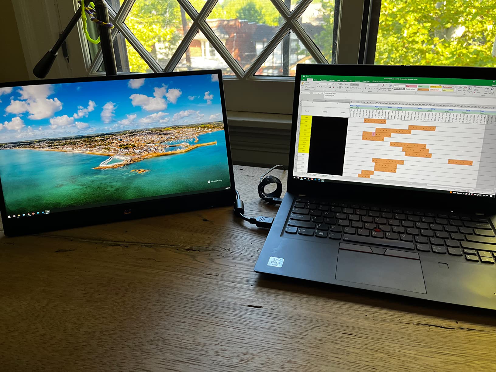 ViewSonic VX1754 17 Inch 1080p IPS Portable Gaming Monitor with 144Hz, AMD FreeSync, 2 Way Powered 60W USB C, Mini HDMI, and Built-in Stand with Protective Cover customer photo 2