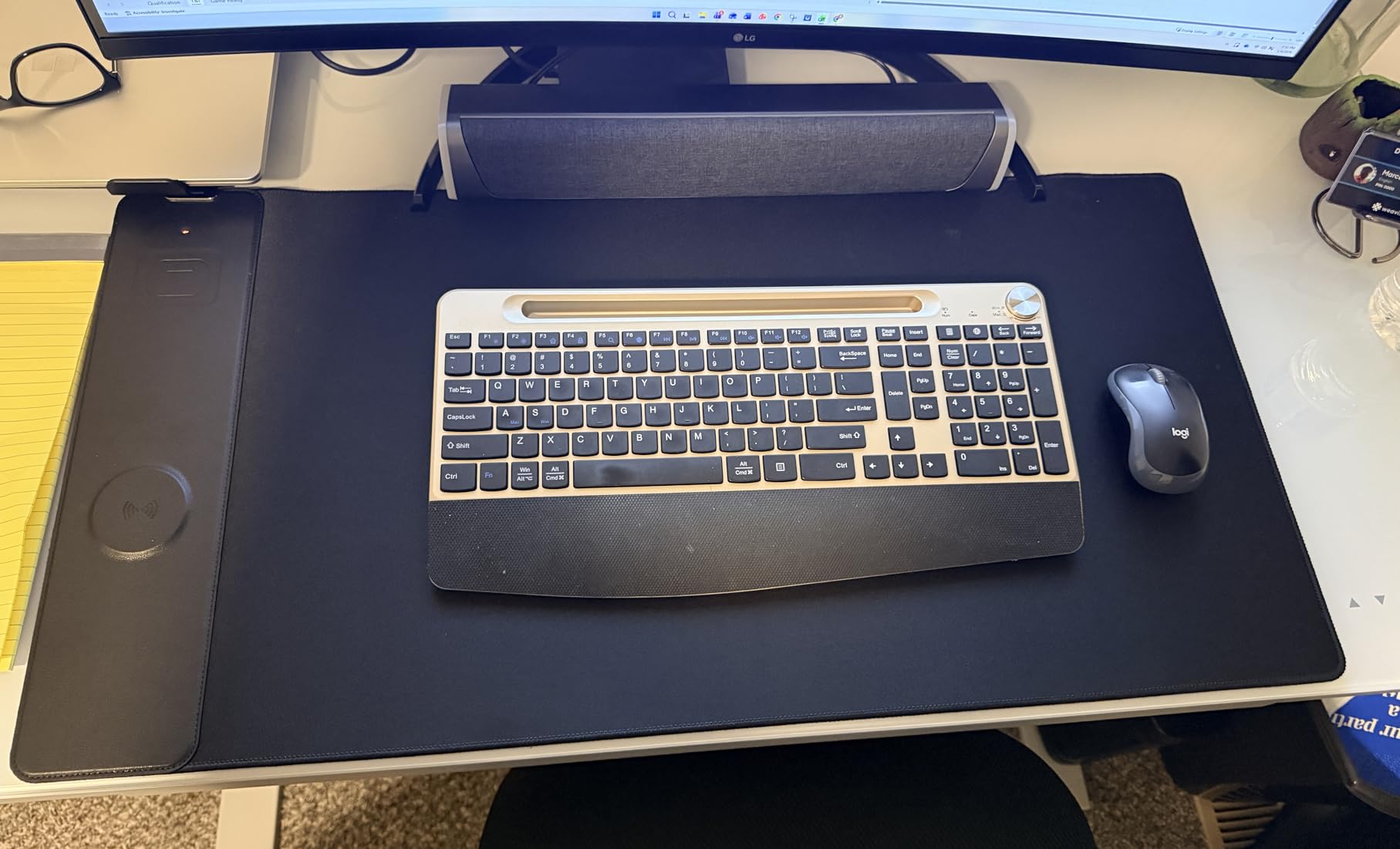 TopMade Mouse Pad with Wireless Charging, 31.5