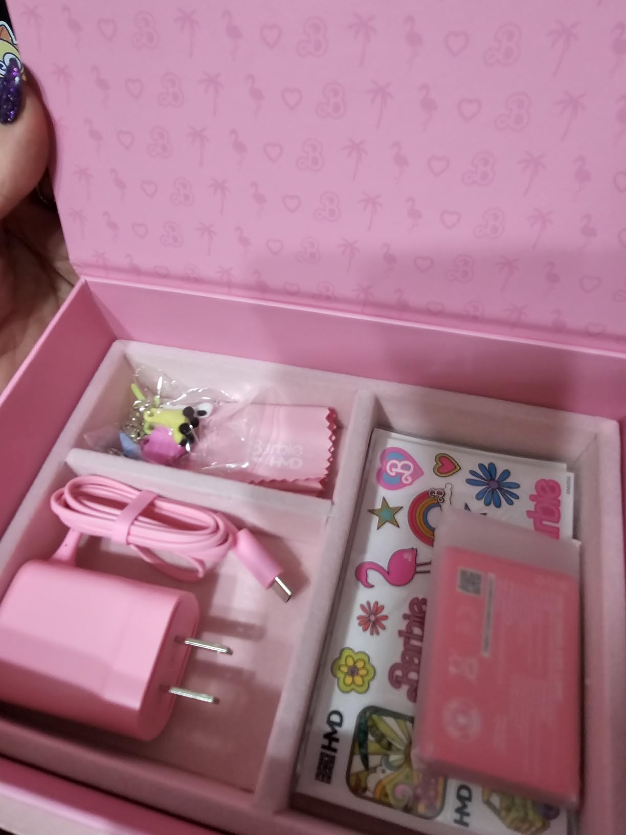 HMD Barbie | Flip | Unlocked | KaiOS | Power Pink | US Version customer photo 1