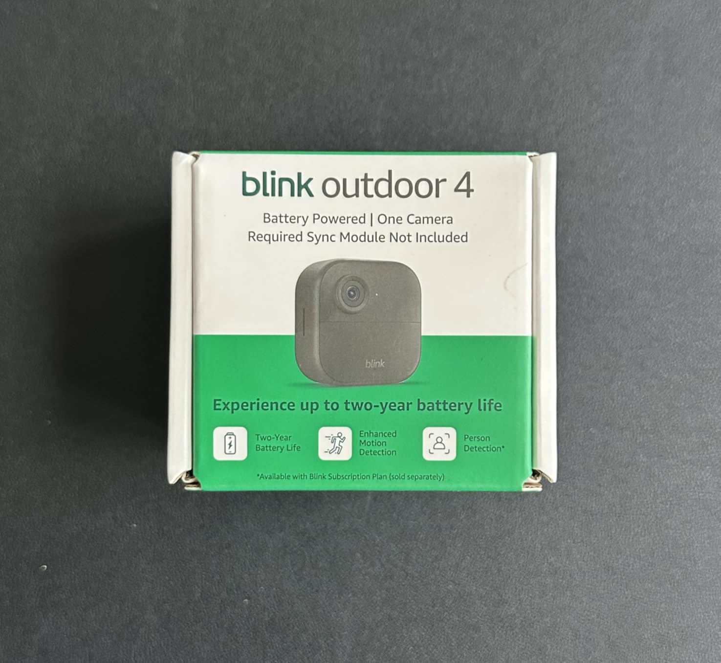 Blink Outdoor 4 - Wireless smart security camera, two-year battery life, 1080p HD day and infrared night live view, two-way talk. Sync Module Core included - 3 camera system customer photo 2