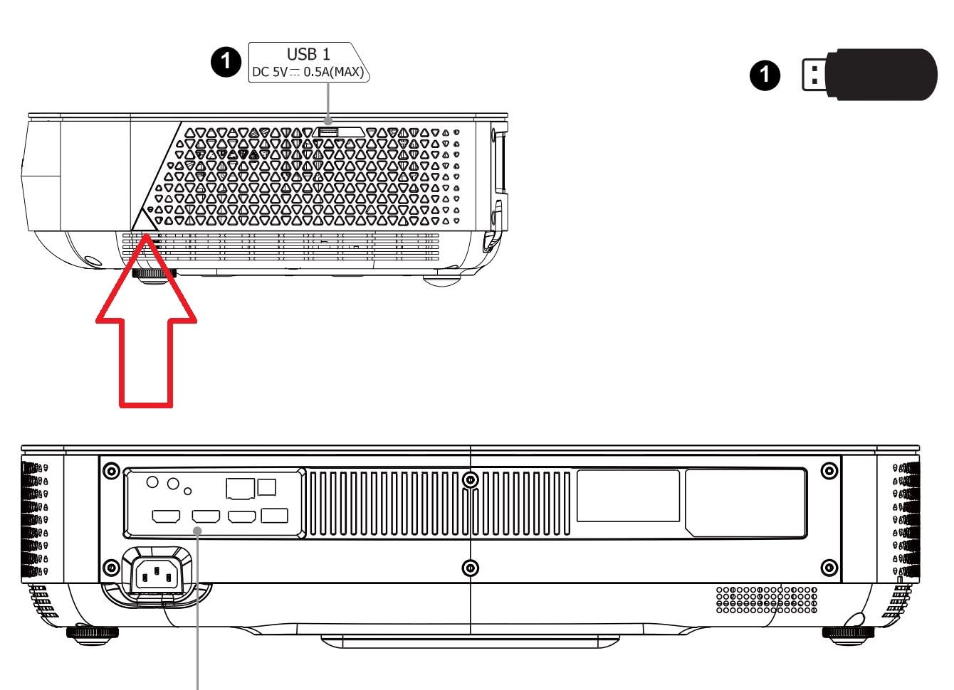 Hisense PL2, Ultra Short Throw Home Theater Laser Projector, 80