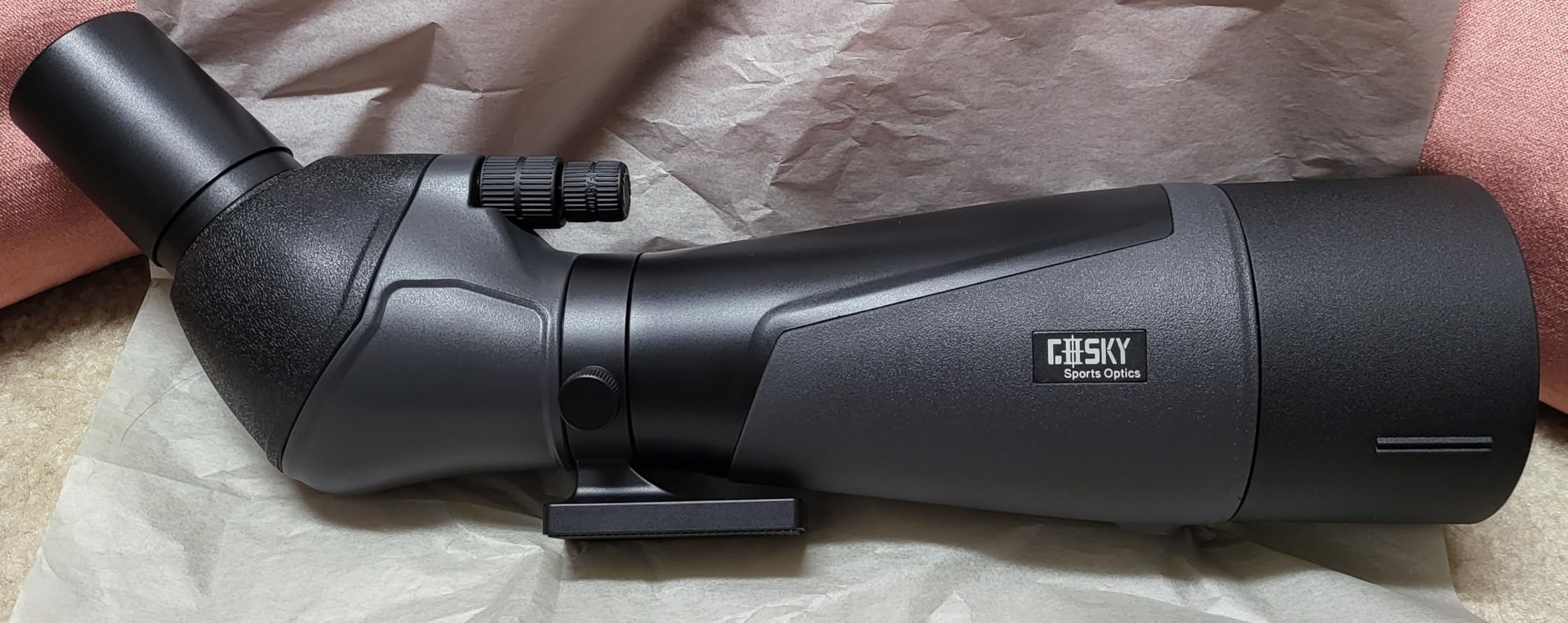 Gosky 20-60x85 Spotting Scope with Full Size Tripod, Phone Adapter and Cleaning Kit, Spotting Scopes for Bird Watching, Wildlife Viewing，Portable with Carrying Bag customer photo 2