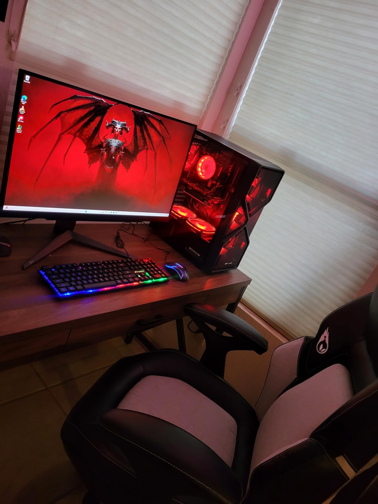 STGAubron Gaming PC Computer Desktop, GeForce RTX 2060 Super 8G, Intel Core I7 8th up to 4.1GHz, 16G DDR4, 1T SSD, WiFi 6 & BT 5.2, RGB Fan x6, Windows 11 Home customer photo 1