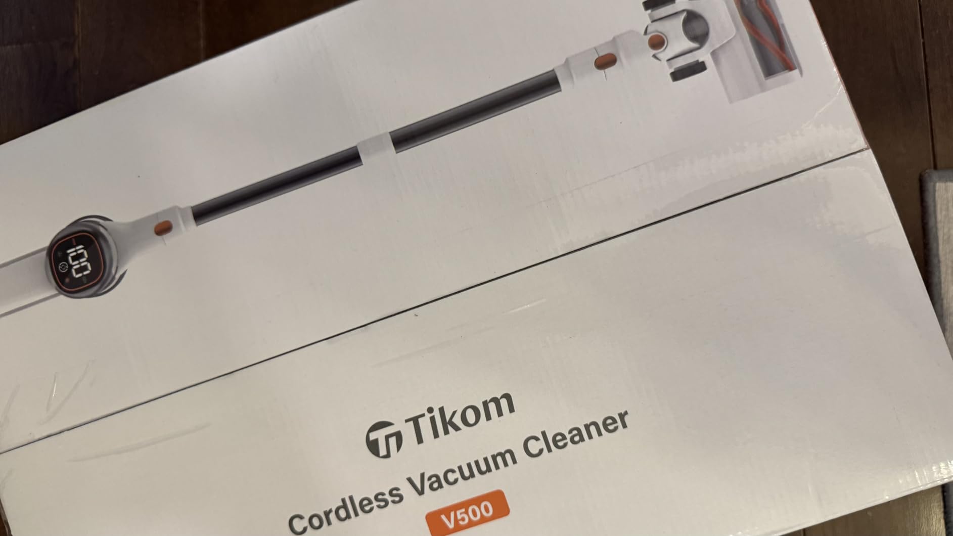 Tikom V500 Cordless Vacuum Cleaner for Home, 40000Pa/450W Stick Vacuum with LED Touch Screen, Charging Wall Dock, Anti-Tangle, Lightweight Handheld Vacuum for Pet Hair, Hard Floor, Carpet customer photo 1
