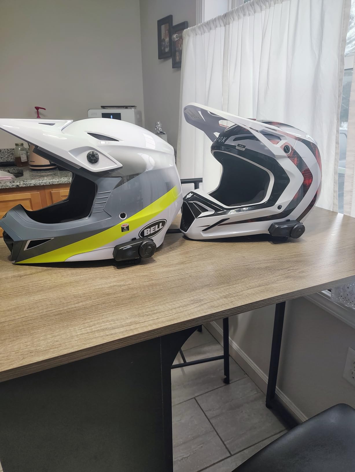 Fodsports FX-S Motorcycle Bluetooth Headset V5.4, 2-Way Helmet Intercom Communication System with IP67 Waterproof, CVC Noise Cancellation, Hands-Free Music/Call, 2 Type Mics, Black, 1 Pack customer photo 1