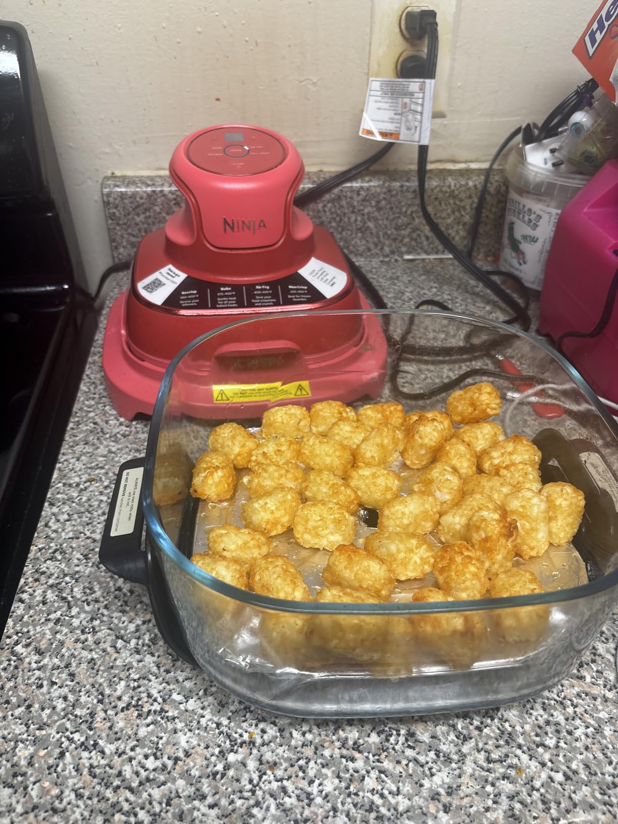 Ninja Crispi 4-in-1 Glass Air Fryer | 450°F | Non-Toxic | 4QT & 6-Cup Glass Containers w/Lids | Microwave, Freezer, Dishwasher Safe | Max Crisp, Air Fry, Bake, Recrisp | Green | FN101SG customer photo 2