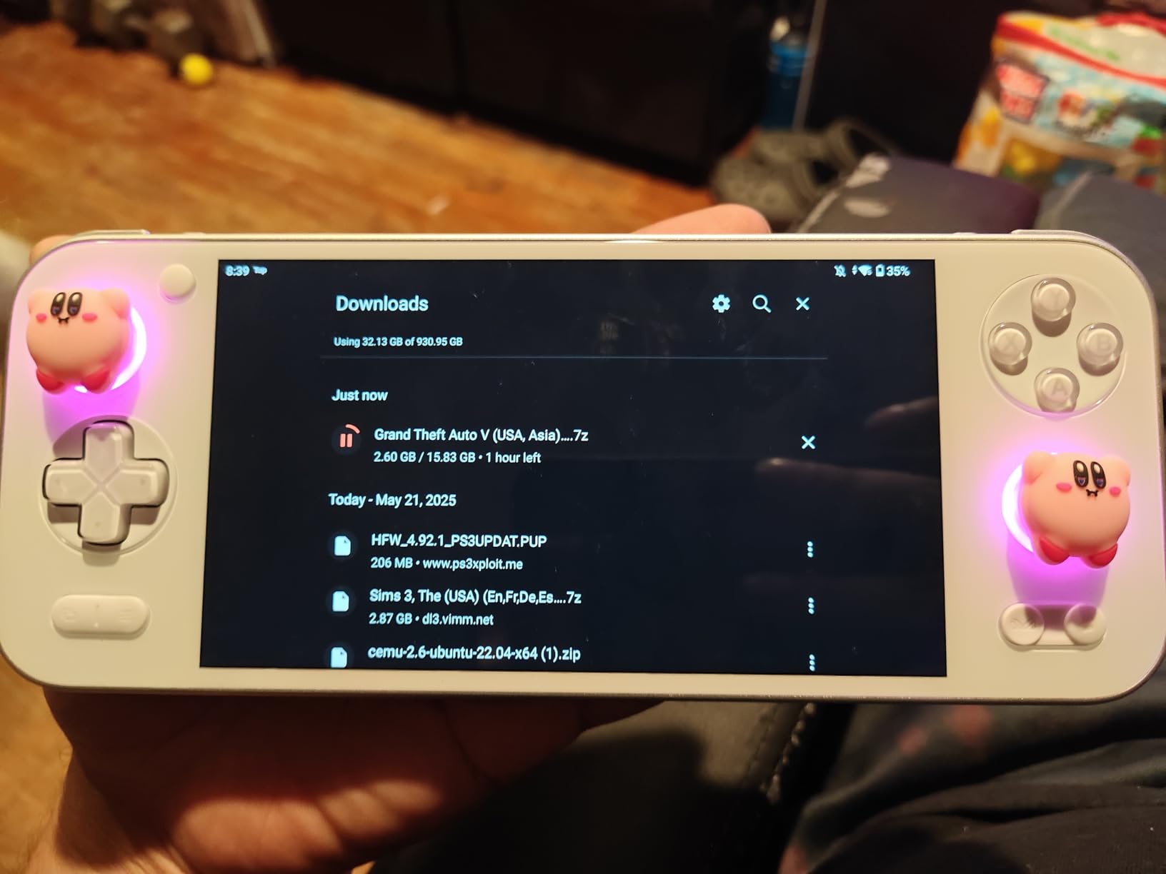 AYANEO Pocket S 6 Inches 1080P Handheld Android Video Game Console 1920x1080 Tablet PC Snapdragon G3x Gen 2 CPU White 16GB+1TB customer photo 1
