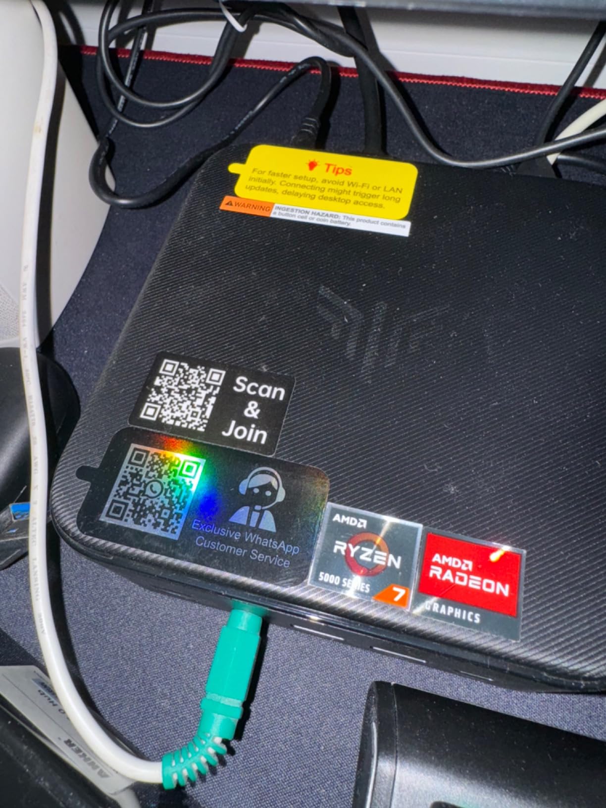 KAMRUI E3B Mini PC with AMD Ryzen 5 7430U, 16GB DDR4 512GB M.2 SSD Mini Gaming PC customer photo 2