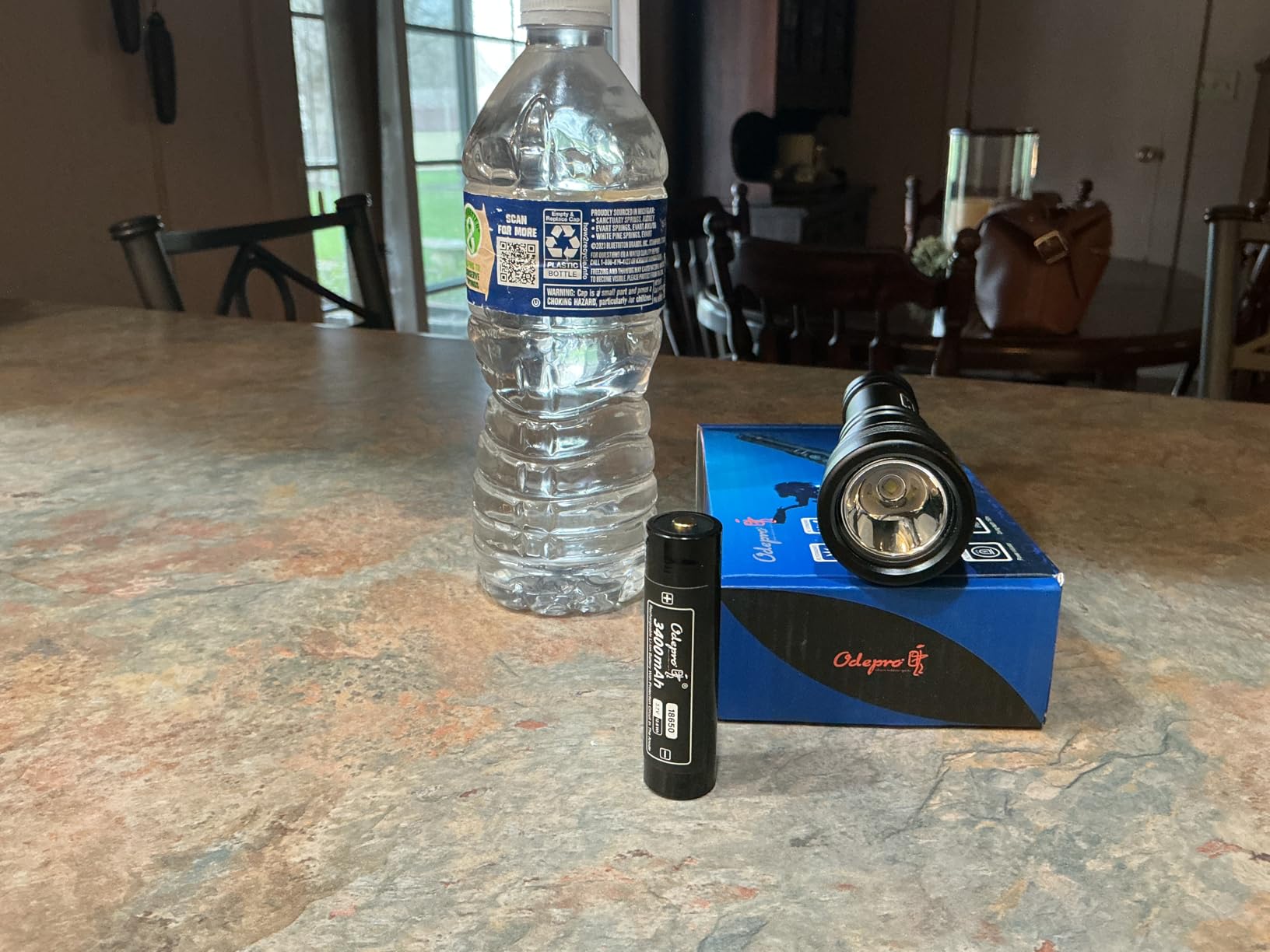 SD1500 Dive Light 1500 Lumens Rechargeable Scuba Diving Flashlight 3 Modes Waterproof Underwater Diving Safety Backup Lights with Power Indicator for Night Diving customer photo 1