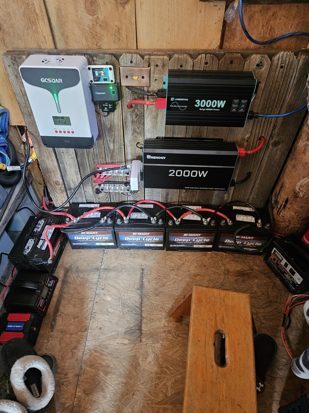 Renogy Inverter PUH, 3000W Pure Sine Wave Power Inverter with UPS Transfer Switch & Bluetooth, 12V DC to 120V AC Converter for RV, Truck, Home,Camping - 6000W Surge Power, Remote Monitoring customer photo 2