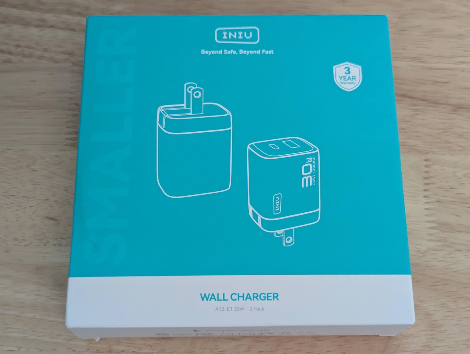 INIU for iPhone 17 Charger, 30W 2-Port Type C Charger Fast Charging, Foldable USB C Charger Block with USBC Cable for iPhone 17 16 15 Pro Max, MacBook Air 13 M4 iPad 13 11, Samsung S25 S24, Goodle etc customer photo 1