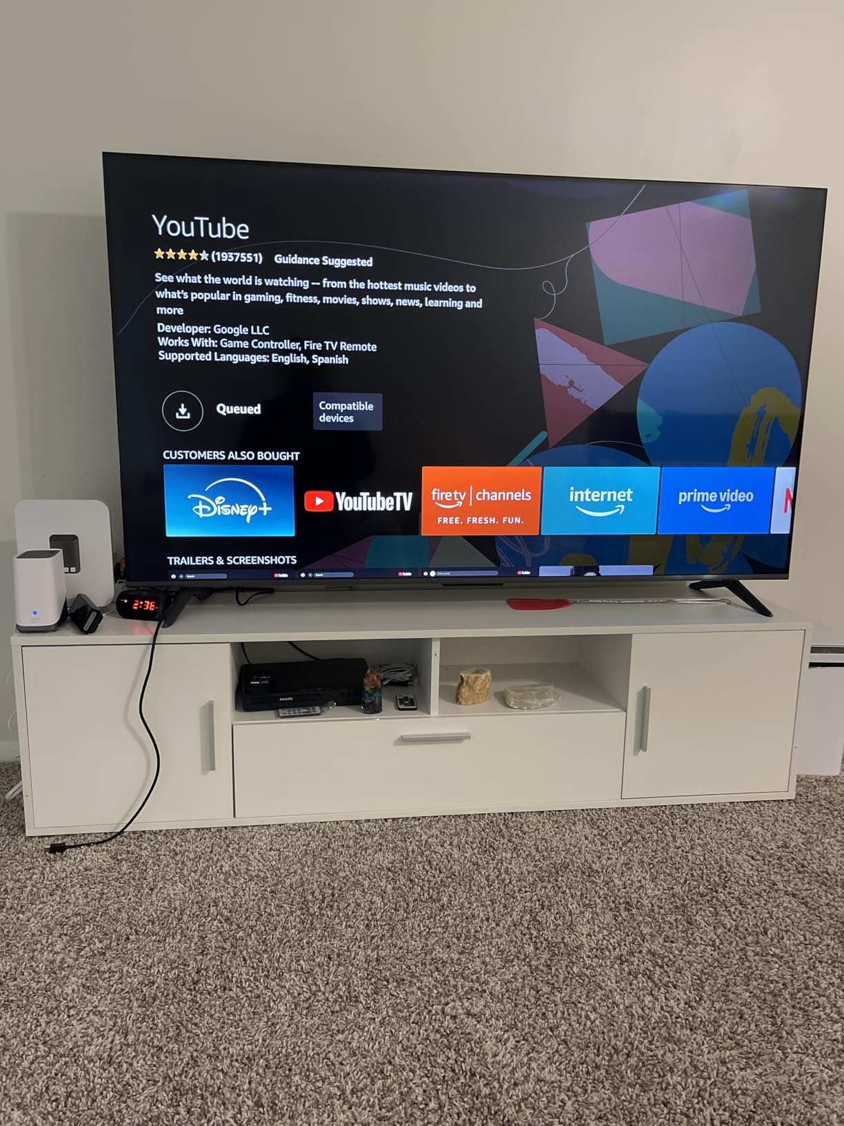 INSIGNIA 65-inch Class F50 Series LED 4K UHD Smart Fire TV with Alexa Voice Remote (NS-65F501NA24) customer photo 2