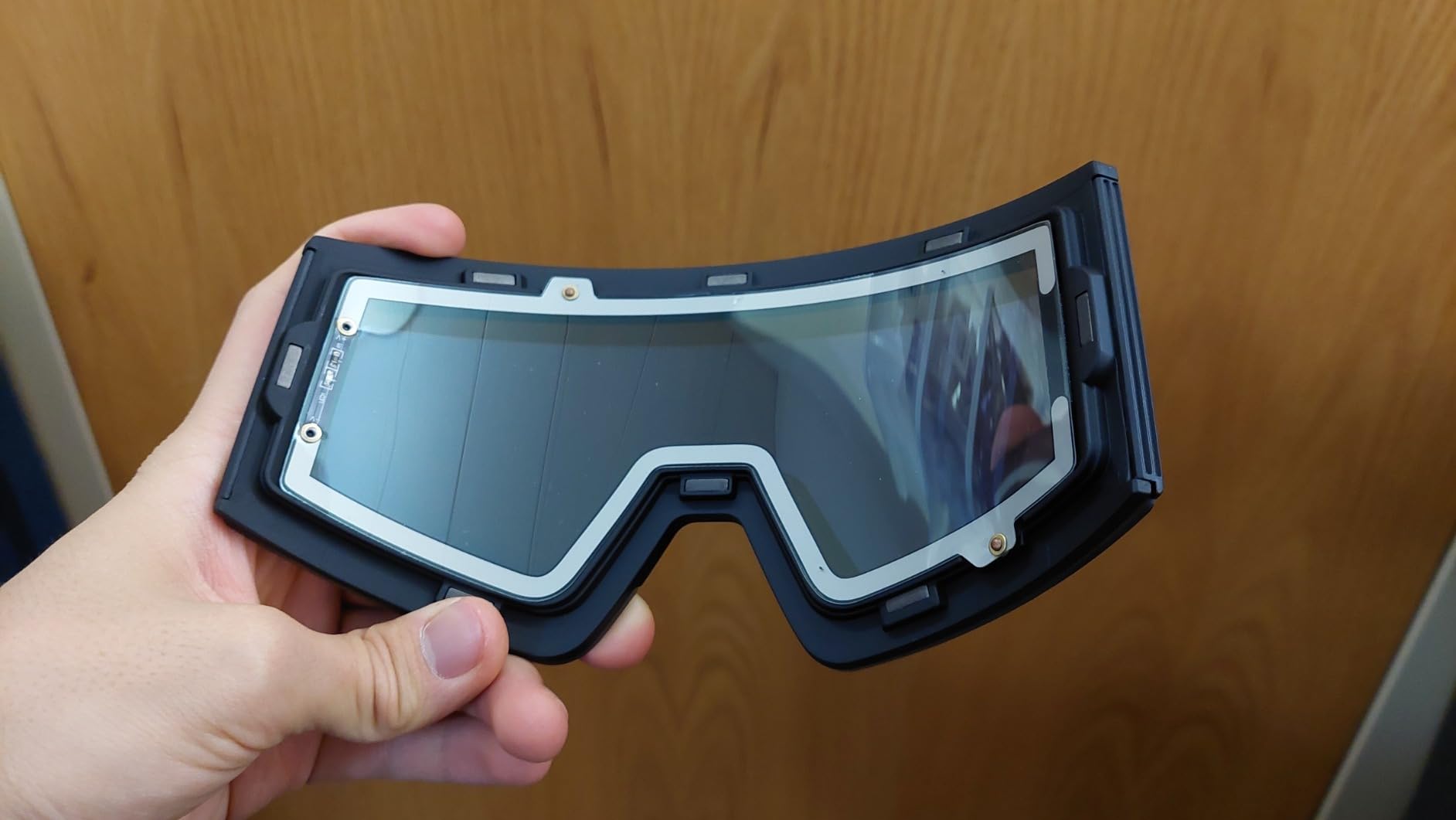 Heated Goggles Snowmobile Anti-Fog Magnetic Interchangeable Frameless 100% UV Lens OTG Electric Ski Goggle customer photo 1