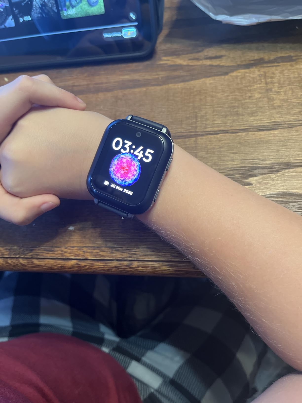 Bark Watch - Safest Smart Watch for Kids - Talk and Text - GPS Tracking - Text, Video, and Phone Monitoring - Manage All Contacts - SOS Button - CV16 customer photo 1